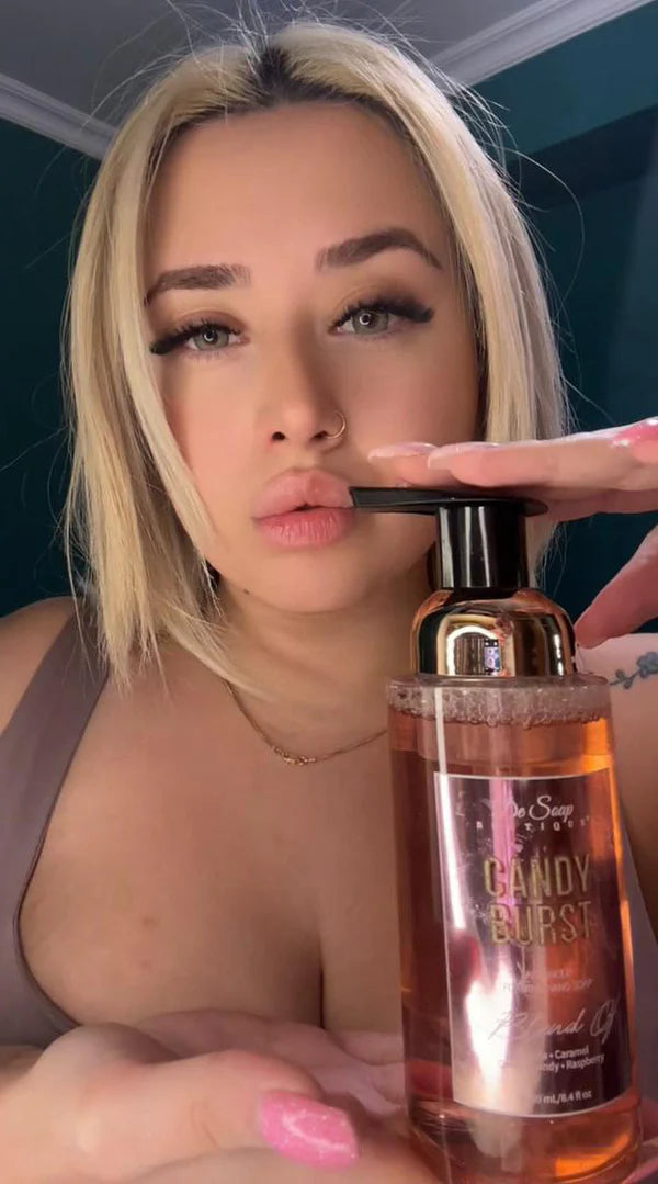 Candy Burst Foaming Hand Soap – Sweet Vanilla, Caramel & Raspberry Scent