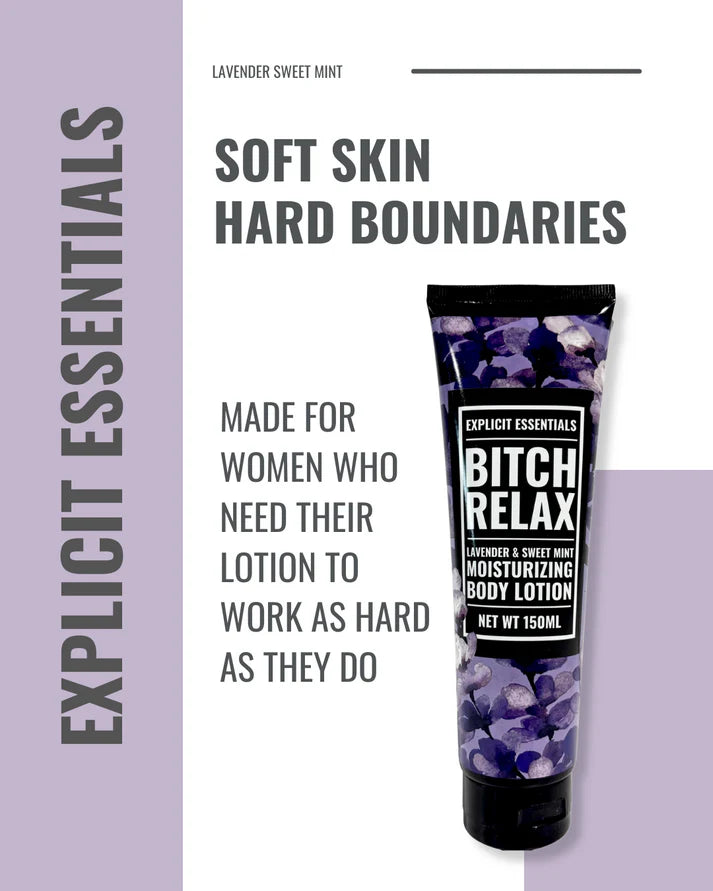 Bitch Relax Hand & Body Lotion – Lavender Mint