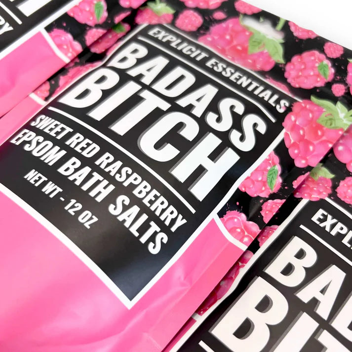 Bad Ass Bitch Bath Salts – Red Raspberry Sweet Treat Fragrance