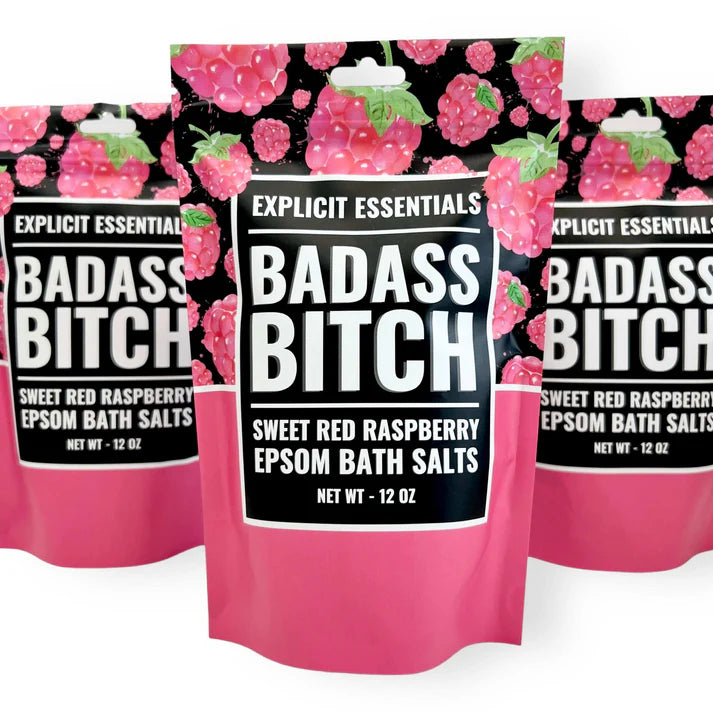 Bad Ass Bitch Bath Salts – Red Raspberry Sweet Treat Fragrance