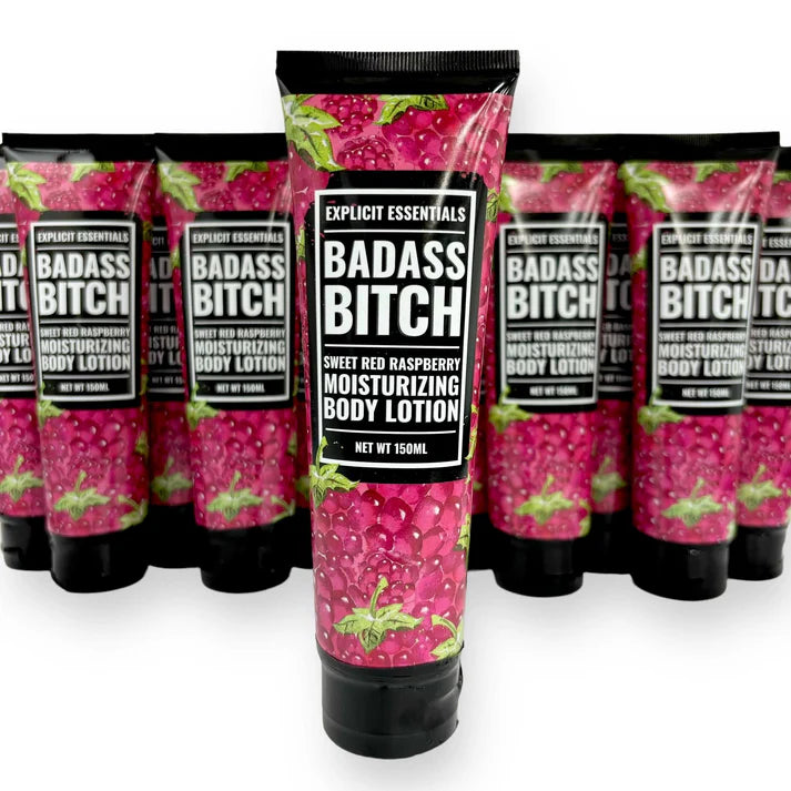 Bad Ass Bitch Hand & Body Lotion – Red Raspberry Sweet Treat