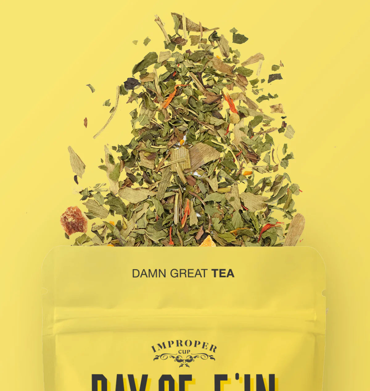 Ray of F’in Sunshine Herbal Tea – Key Lime Citrus Blend