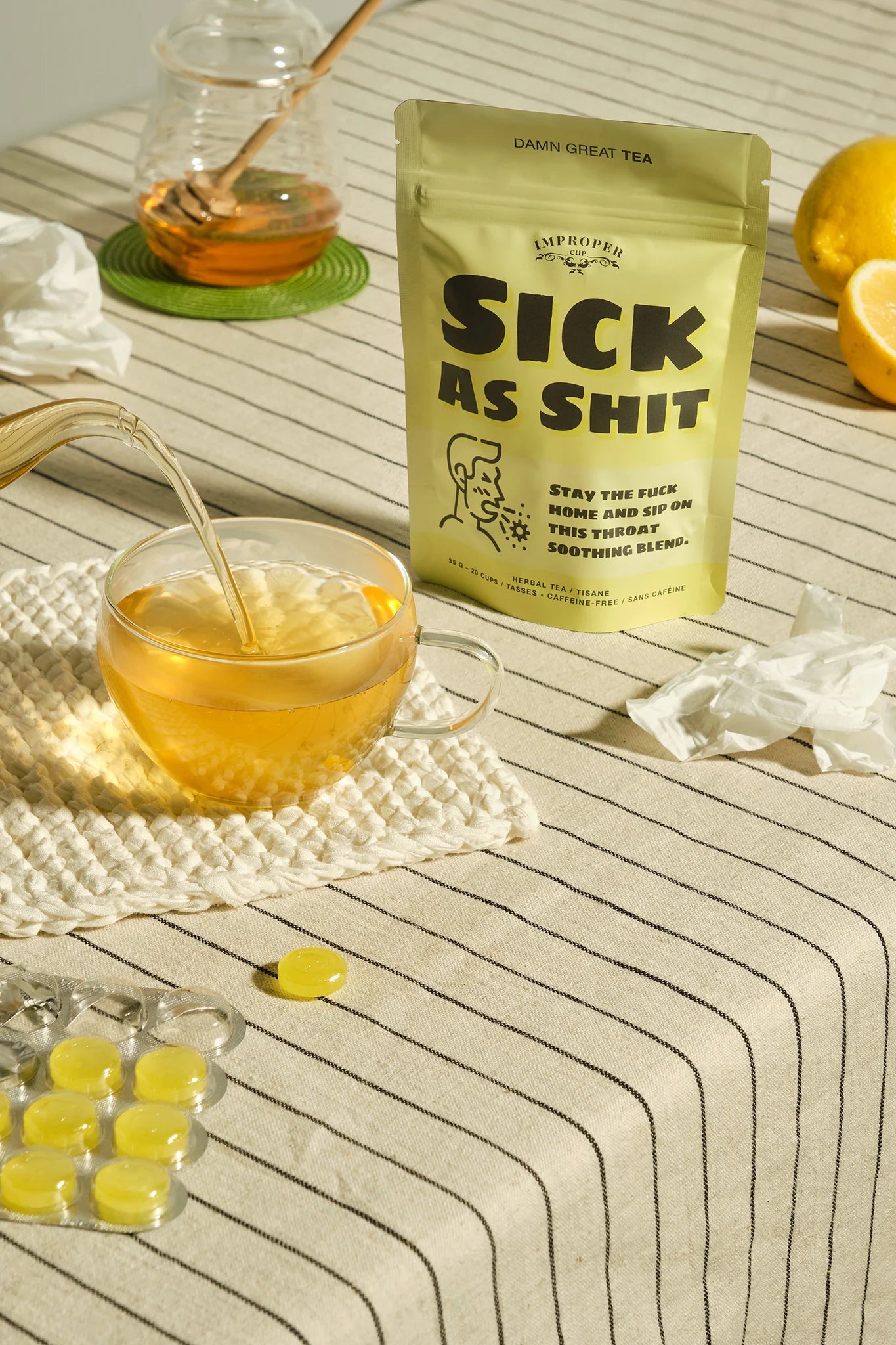 Sick As Shit Herbal Tea – Immune-Boosting Herbal Blend