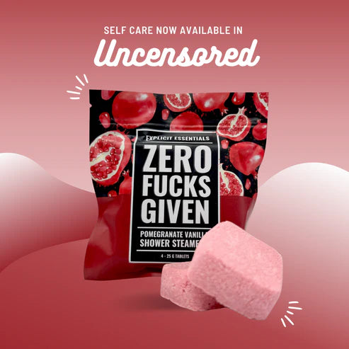 Zero Fucks Given Shower Steamers – Vanilla Pomegranate Fragrance