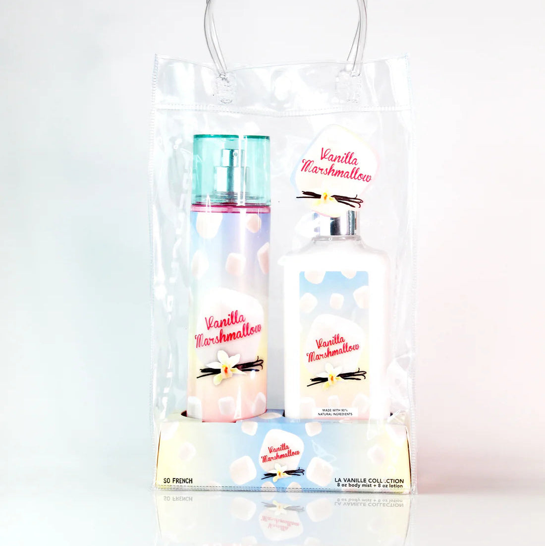 Vanilla Marshmallow 2-Piece Body Mist & Body Lotion Set – Sweet & Creamy Fragrance Duo