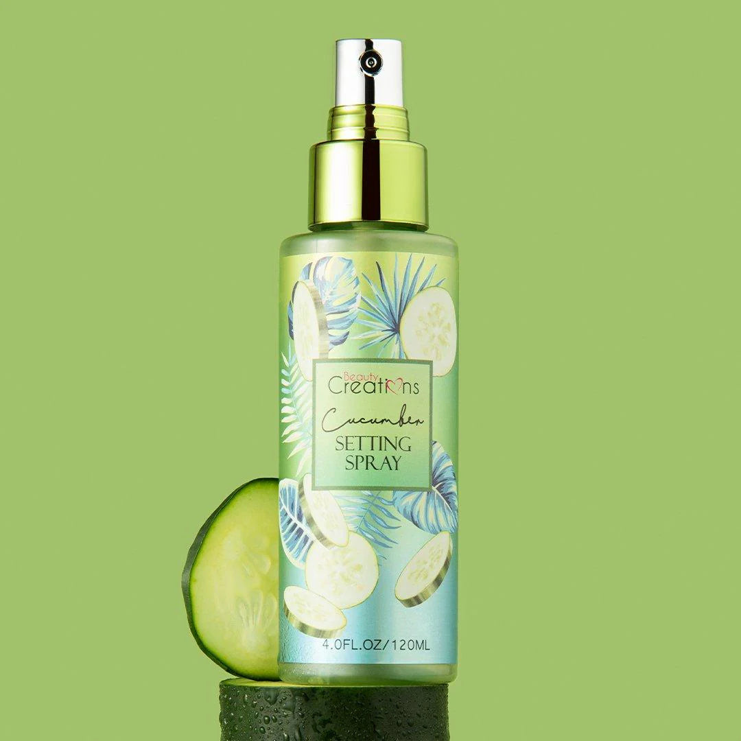 Beauty Creations Cucumber Setting Spray – Refreshing Hydrating Makeup Mist