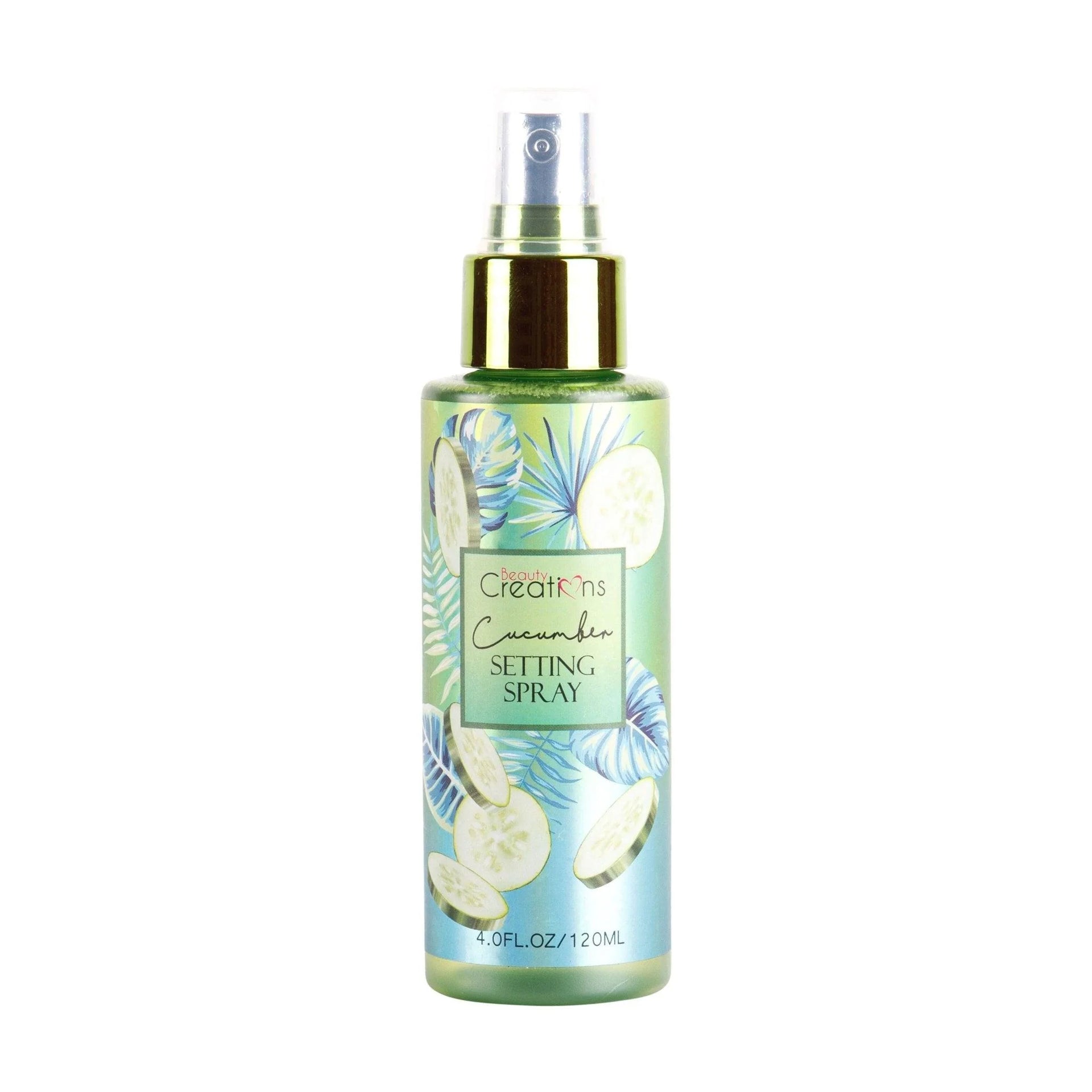 Beauty Creations Cucumber Setting Spray – Refreshing Hydrating Makeup Mist