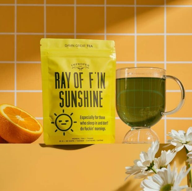 Ray of F’in Sunshine Herbal Tea – Key Lime Citrus Blend