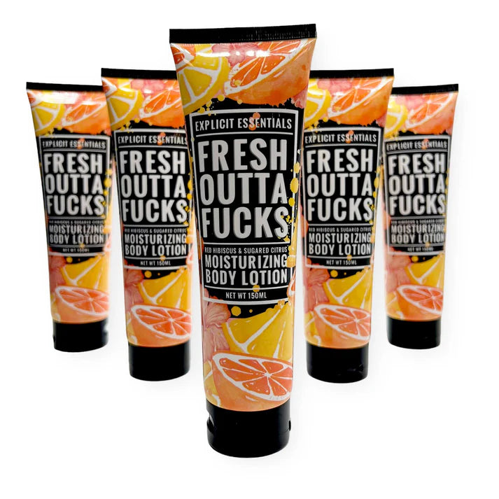 Fresh Outta Fucks Lotion – Bold & Hydrating Everyday