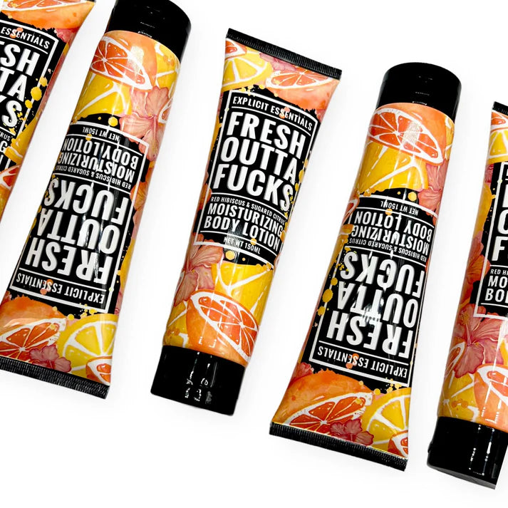 Fresh Outta Fucks Lotion – Bold & Hydrating Everyday