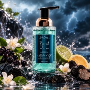 Foaming hand soap with citrus and floral notes.