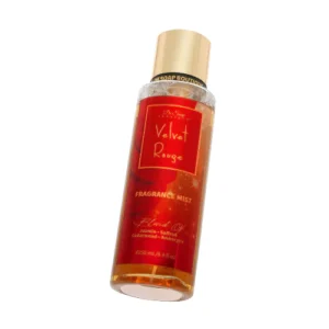 Velvet Rouge fragrance mist bottle.