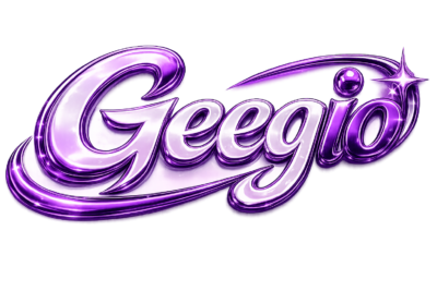 Stylish logo design with purple accents.